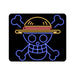 Neon Straw Hat Mouse Pad