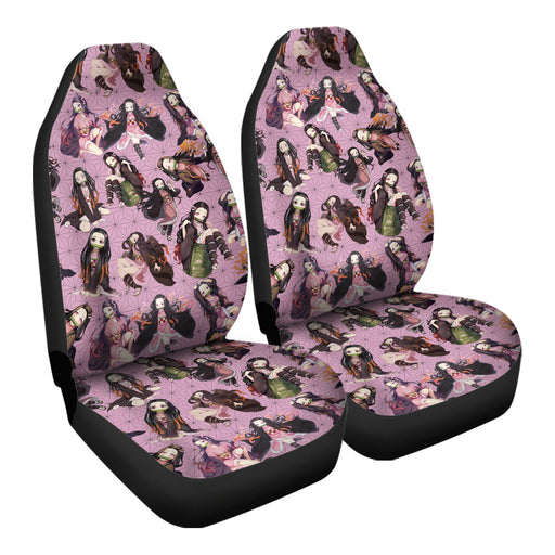 Nezuko Car Seat Covers - One size