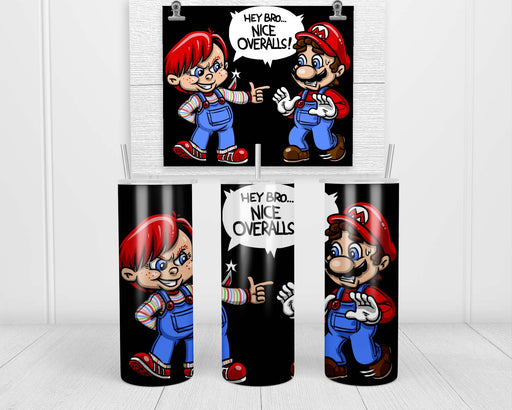 Nice Overalls Double Insulated Stainless Steel Tumbler
