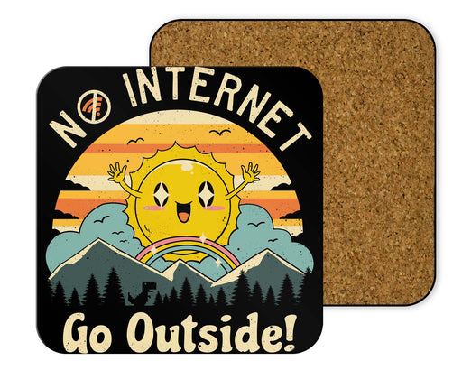 No Internet Vibes! Coasters