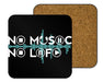 No Music Life Coasters