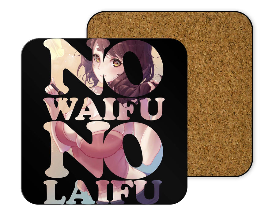 No Waifu Laifu V2 Coasters