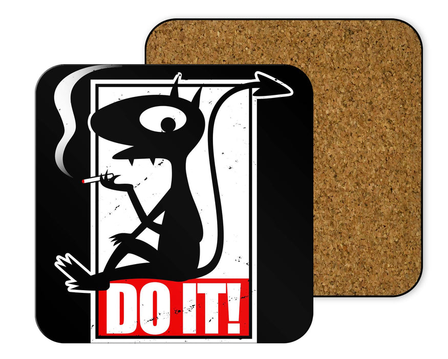 Obey The Demon Coasters