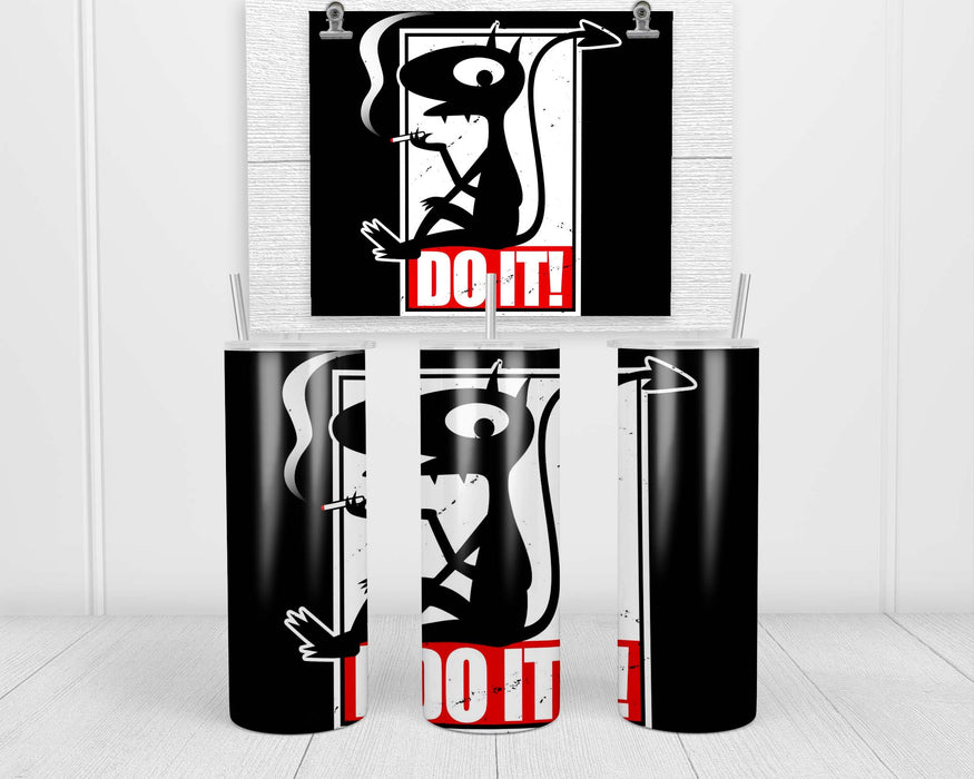 Obey The Demon Double Insulated Stainless Steel Tumbler