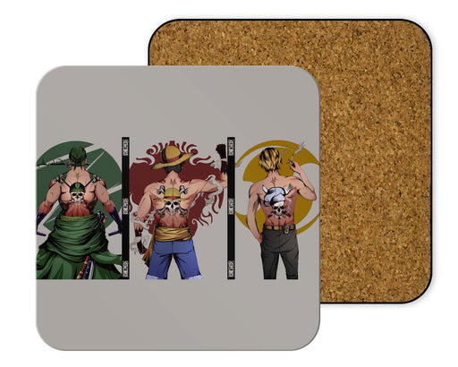 One Piece Trio Coasters