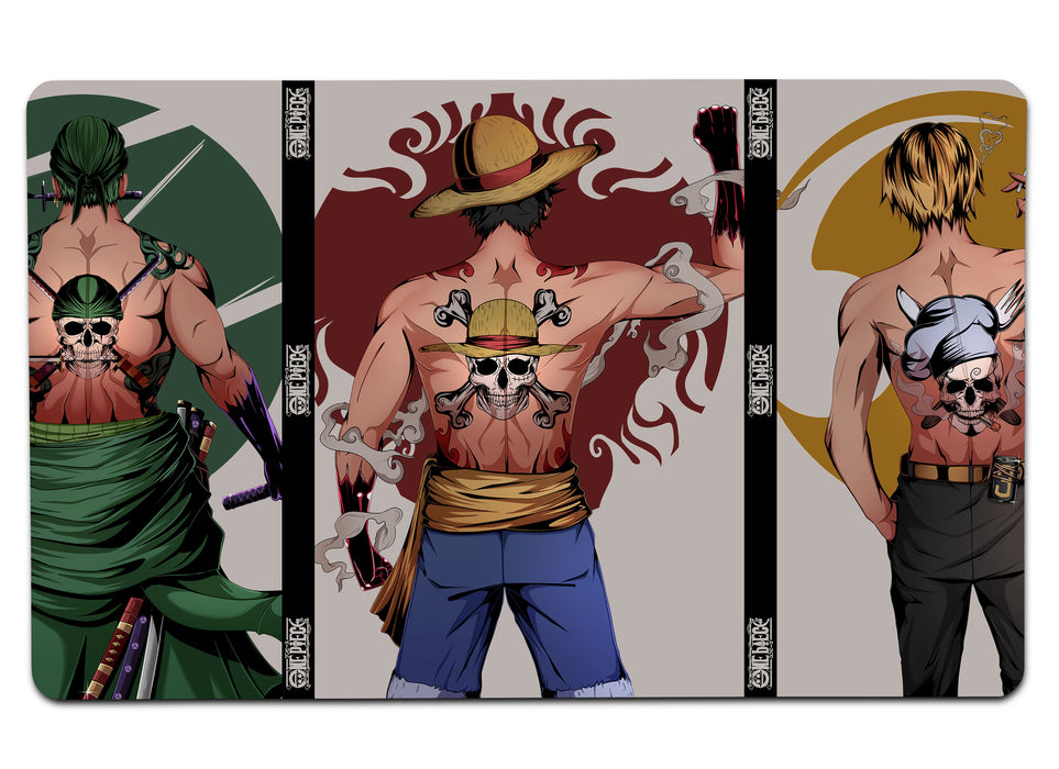 One Piece Trio Large Mouse Pad