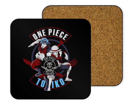 One Piece X Toriko Coasters