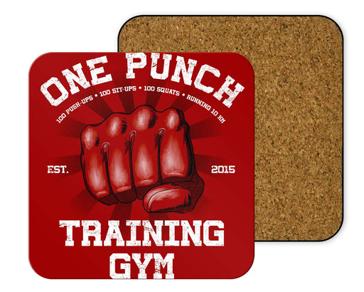 One Punch Gym Coasters