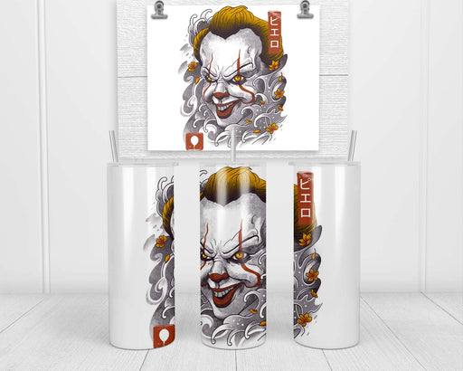 Oni Clown Mask Double Insulated Stainless Steel Tumbler
