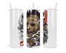 Oni Leather Mask Double Insulated Stainless Steel Tumbler