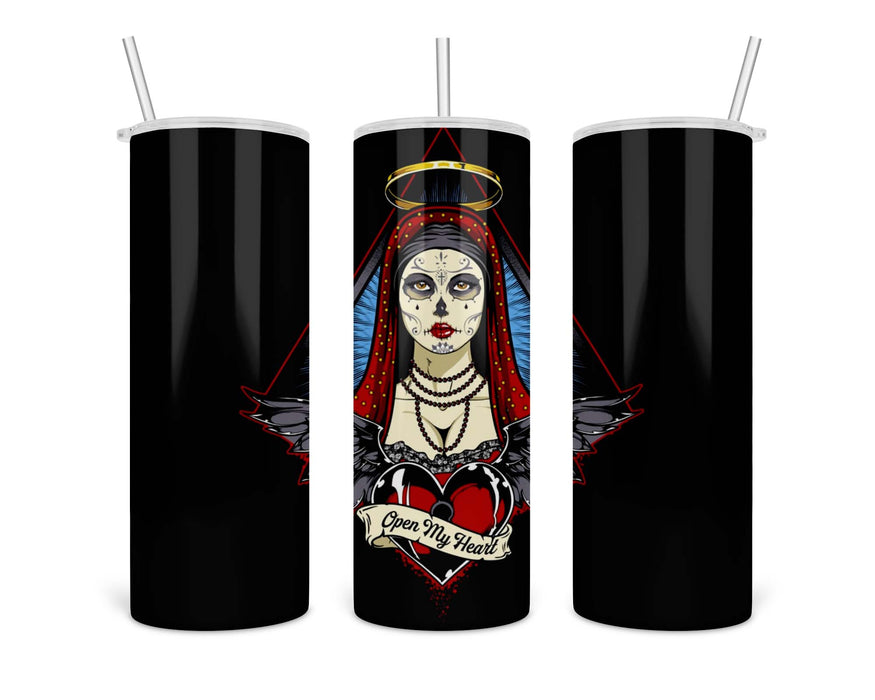 Open My Heart Double Insulated Stainless Steel Tumbler