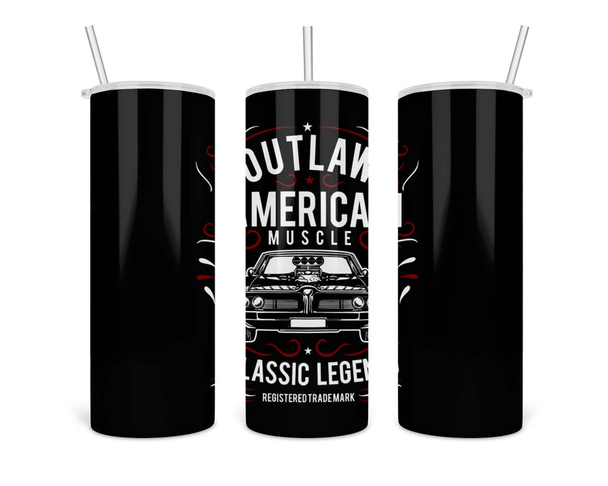 Outlaw American Muscle Double Insulated Stainless Steel Tumbler