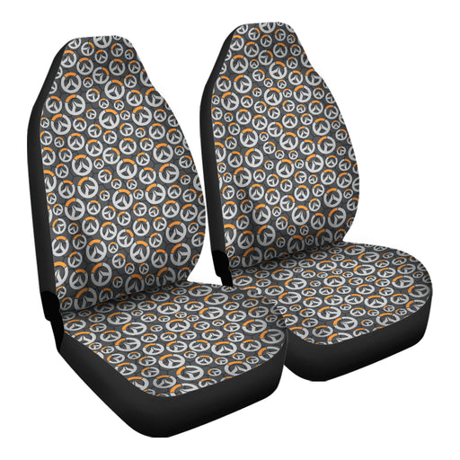 Overwatch Patterns 2 Car Seat Covers - One size