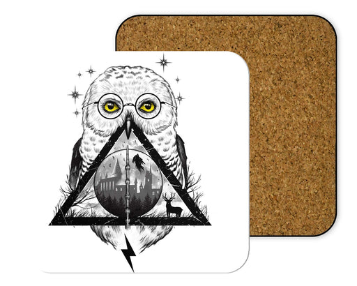 Owls And Wizardry Coasters