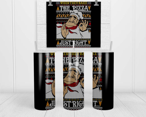 Pacha Pizza Ugly Sweater Double Insulated Stainless Steel Tumbler