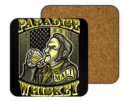 Paradise Whiskey Coasters