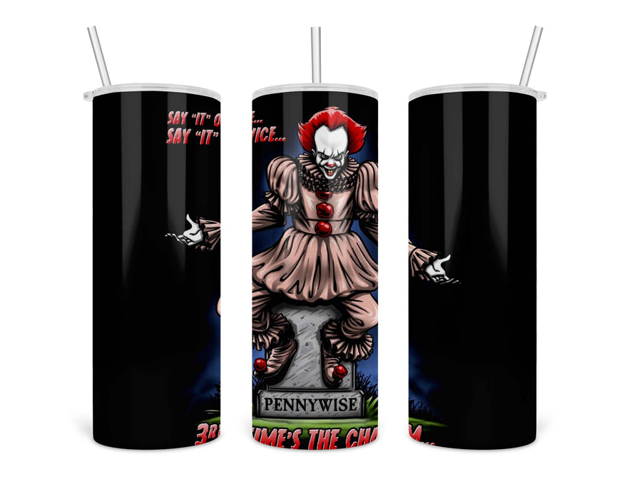 Pennywise The Dancing Clown Tee Print Double Insulated Stainless Steel Tumbler