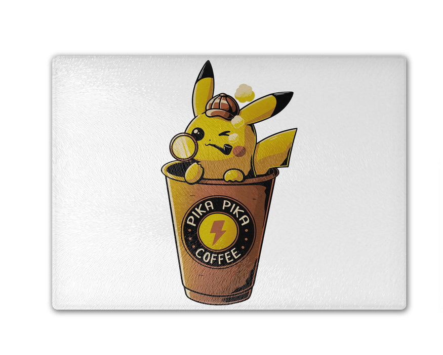 Pikachu Coffee Cutting Board