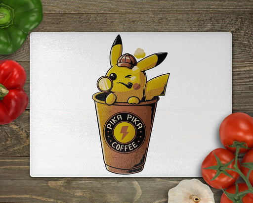 Pikachu Coffee Cutting Board