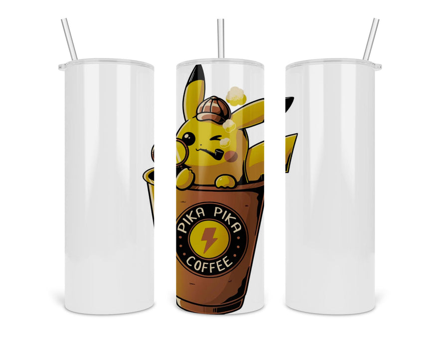 Pikachu Coffee Double Insulated Stainless Steel Tumbler