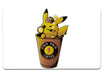 Pikachu Coffee Large Mouse Pad