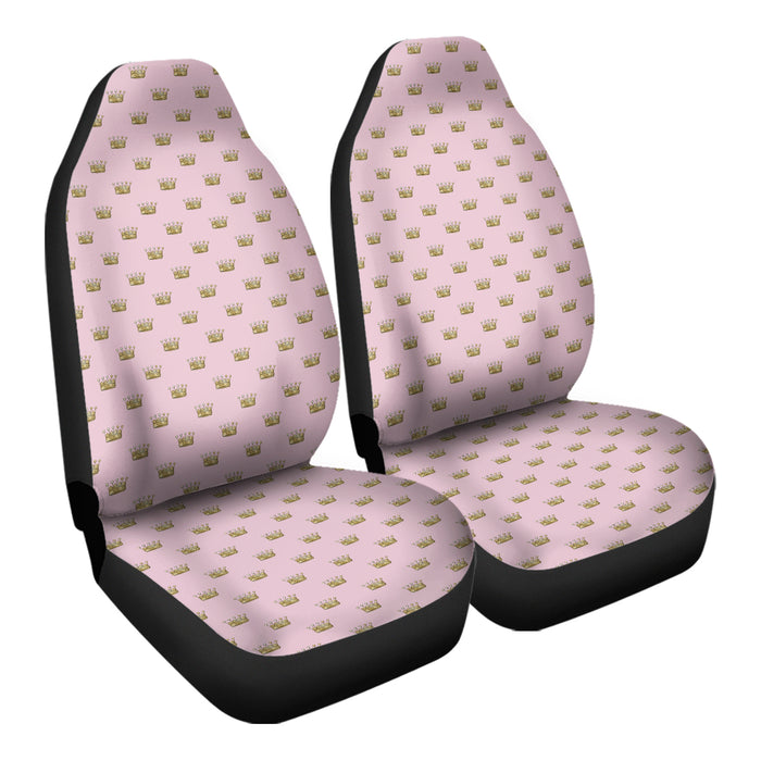 Pink and Gold Princess Pattern 11 Car Seat Covers - One size