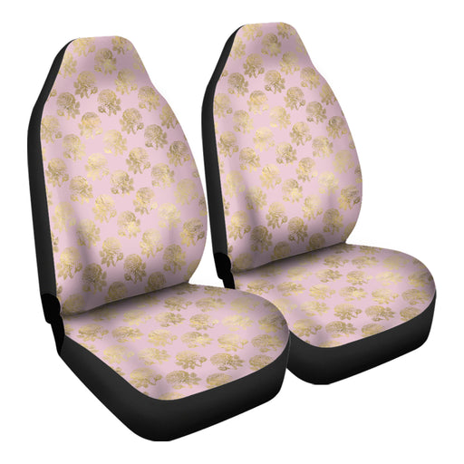 Pink and Gold Princess Pattern 14 Car Seat Covers - One size