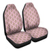Pink and Gold Princess Pattern 16 Car Seat Covers - One size