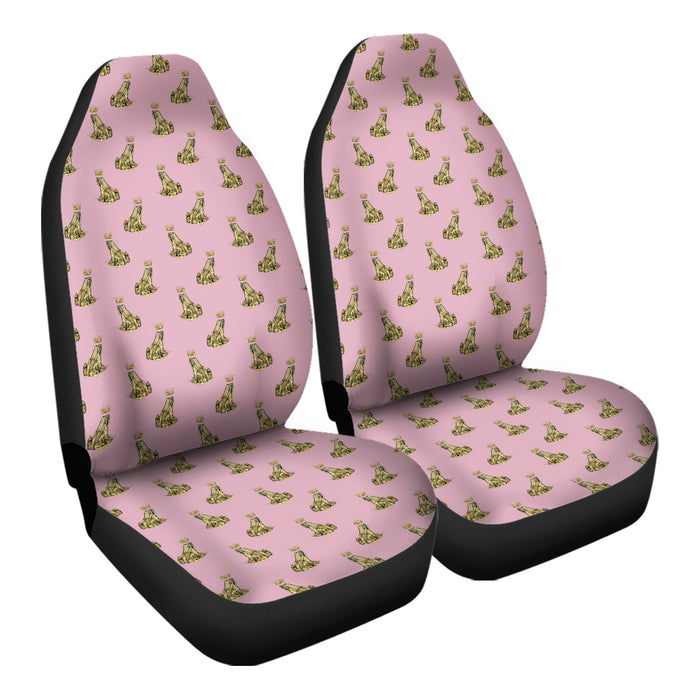 Pink and Gold Princess Pattern 20 Car Seat Covers - One size