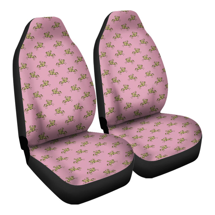 Pink and Gold Princess Pattern 23 Car Seat Covers - One size