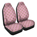 Pink and Gold Princess Pattern 23 Car Seat Covers - One size
