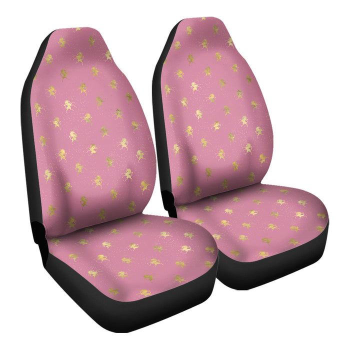 Pink and Gold Princess Pattern 25 Car Seat Covers - One size