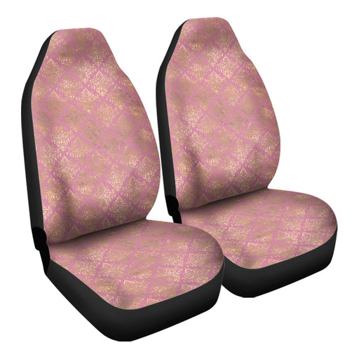 Pink and Gold Princess Pattern 28 Car Seat Covers - One size