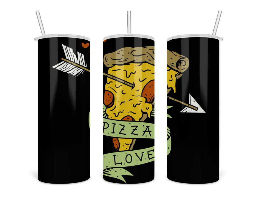 Pizza Love Double Insulated Stainless Steel Tumbler