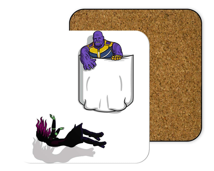 Pocket Thanos Coasters
