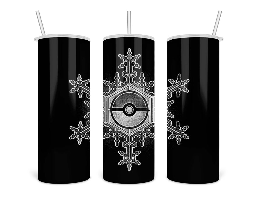 Pokeball Snowflake Double Insulated Stainless Steel Tumbler