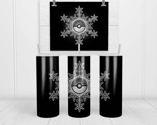Pokeball Snowflake Double Insulated Stainless Steel Tumbler