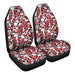 Pokeballs Pattern Car Seat Covers - One size