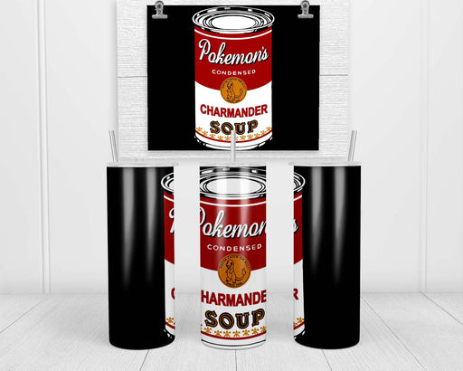 Pop Soup Can Fire Edition Double Insulated Stainless Steel Tumbler