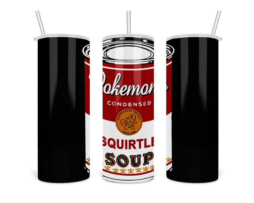 Pop Soup Can Water Edition Double Insulated Stainless Steel Tumbler