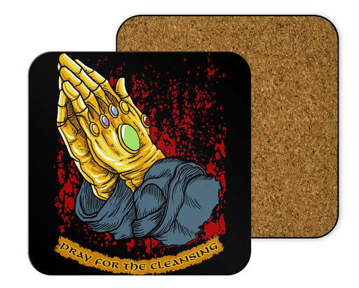 Pray For The Cleansing Coasters
