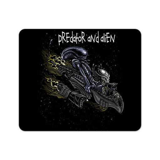 Predator And Alien Mouse Pad