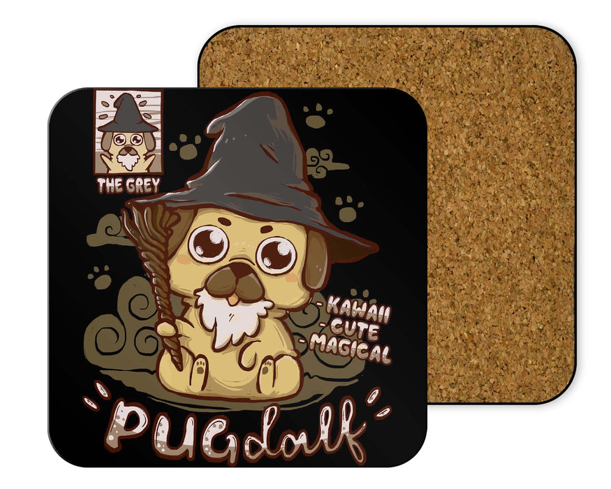 Pugdalf Coasters