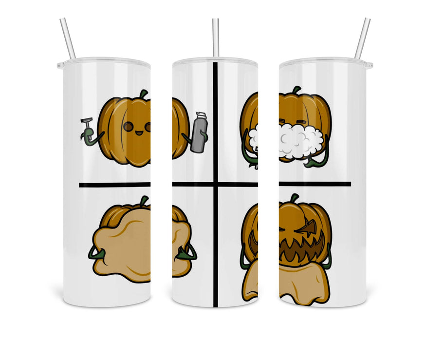 Pumpkin Shave Double Insulated Stainless Steel Tumbler