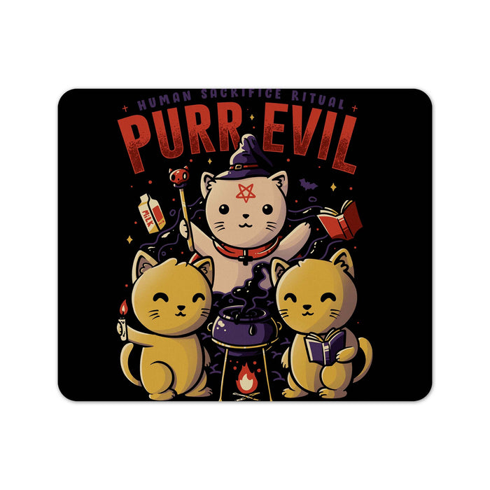 Purr Evil Mouse Pad