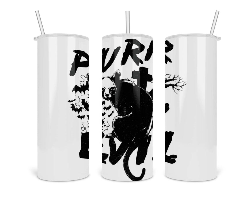 Purr Evil Double Insulated Stainless Steel Tumbler
