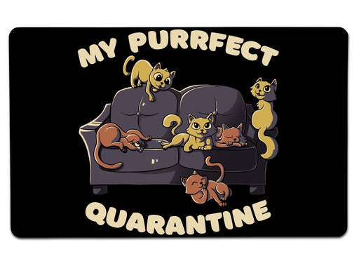 Purrfect Quarantine Large Mouse Pad