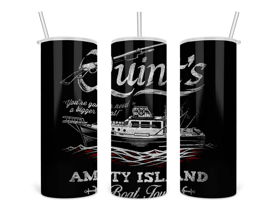 Quints Boat Tours Double Insulated Stainless Steel Tumbler