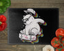 Rainbow Skate Bear Cutting Boards