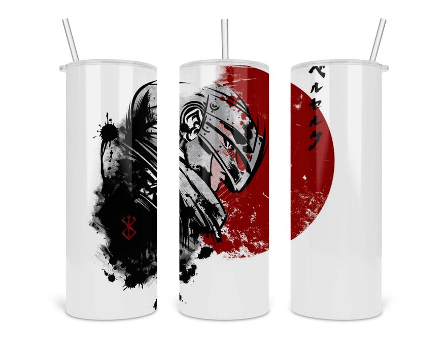 Red Sun Guts Double Insulated Stainless Steel Tumbler